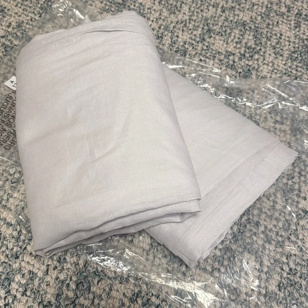 Quince European Linen Curtain Set of 2